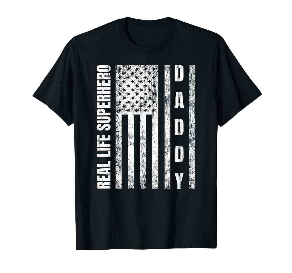 Real Life Superhero Daddy Funny Gift Ideas T-Shirt - Graphic Print Unisex - T-Shirt, Sweatshirt, Hoodie