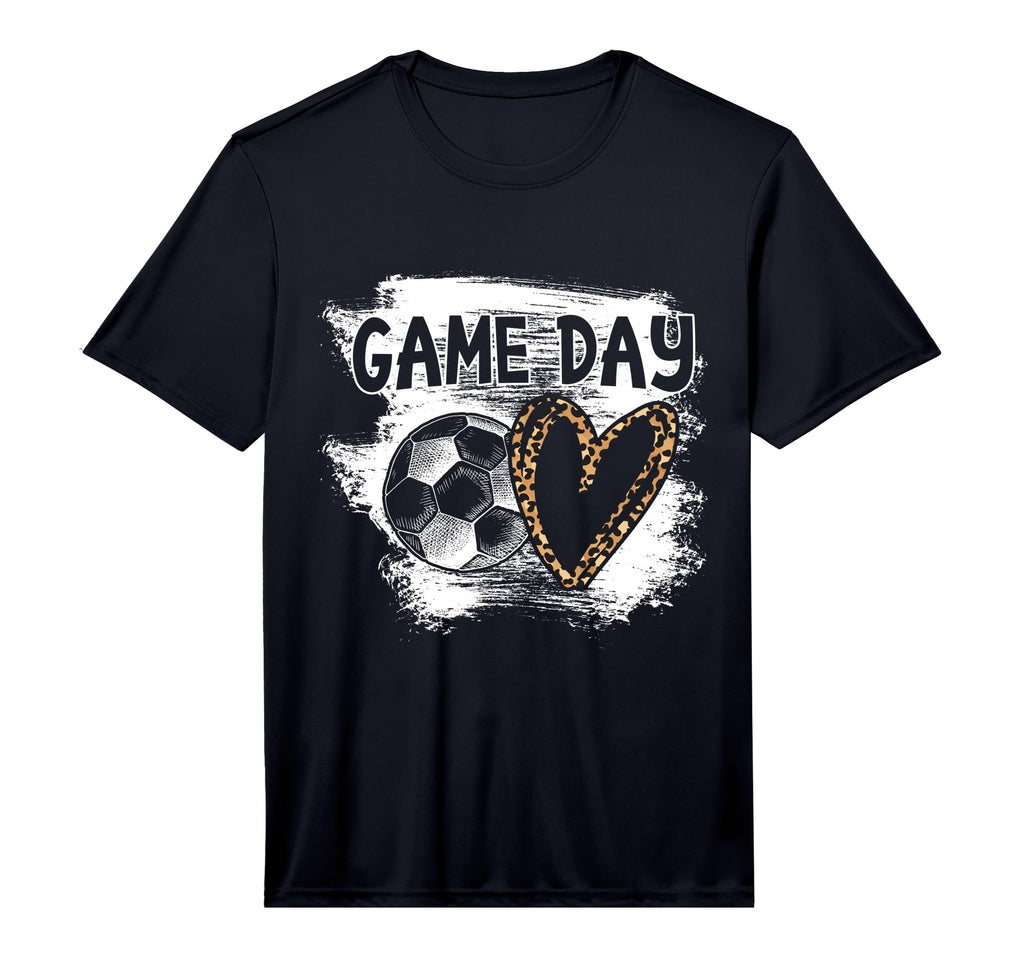 Soccer Player Game Day Leopard T-Shirt - Novelty Apparel for Adults - T-Shirt, Sweatshirt, Hoodie