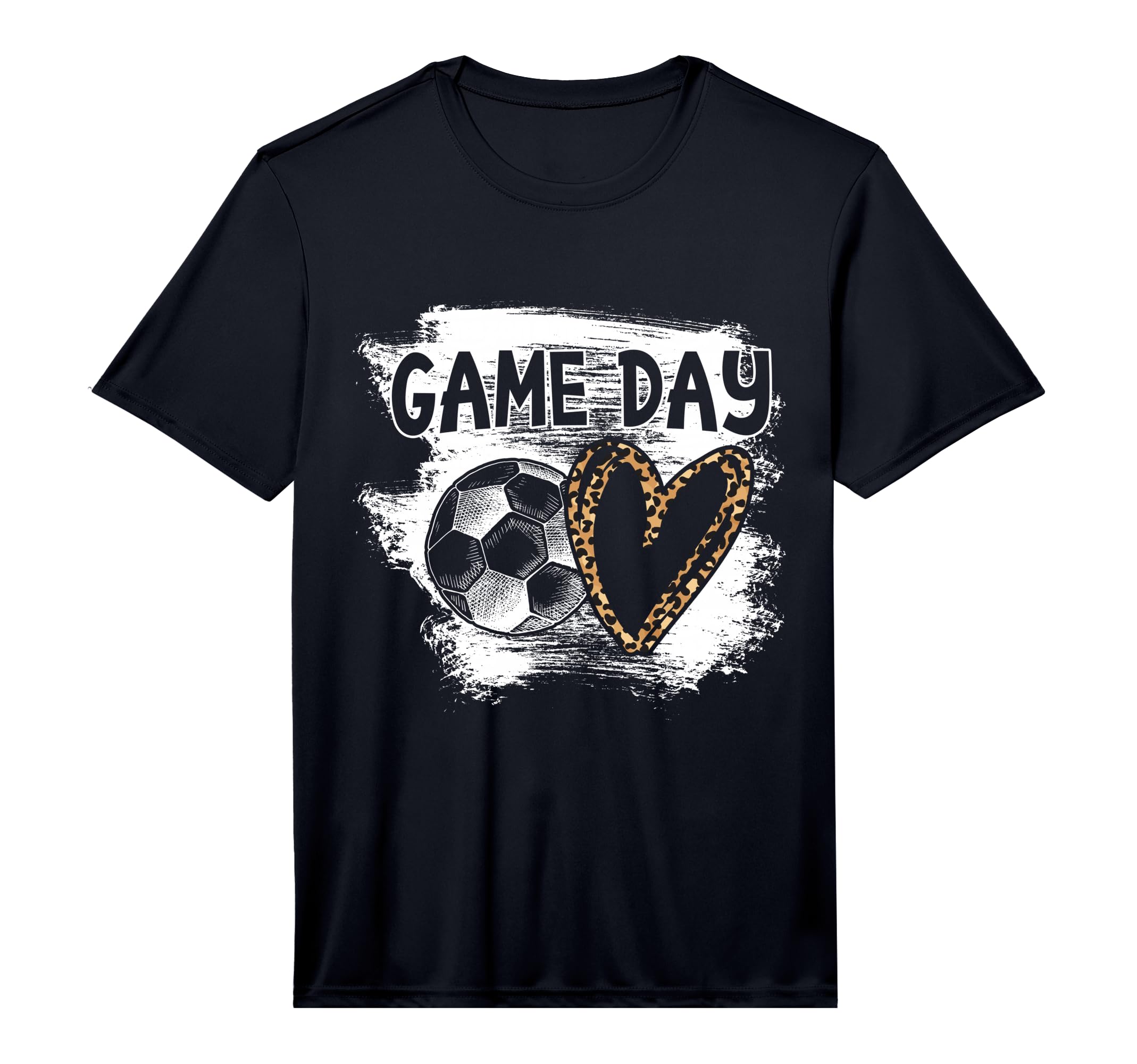 Soccer Player Game Day Leopard T-Shirt - Novelty Apparel for Adults - T-Shirt, Sweatshirt, Hoodie