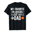 My Favorite Players Call Me Dad Basketball T-Shirt - Graphic Print Unisex - T-Shirt, Sweatshirt, Hoodie