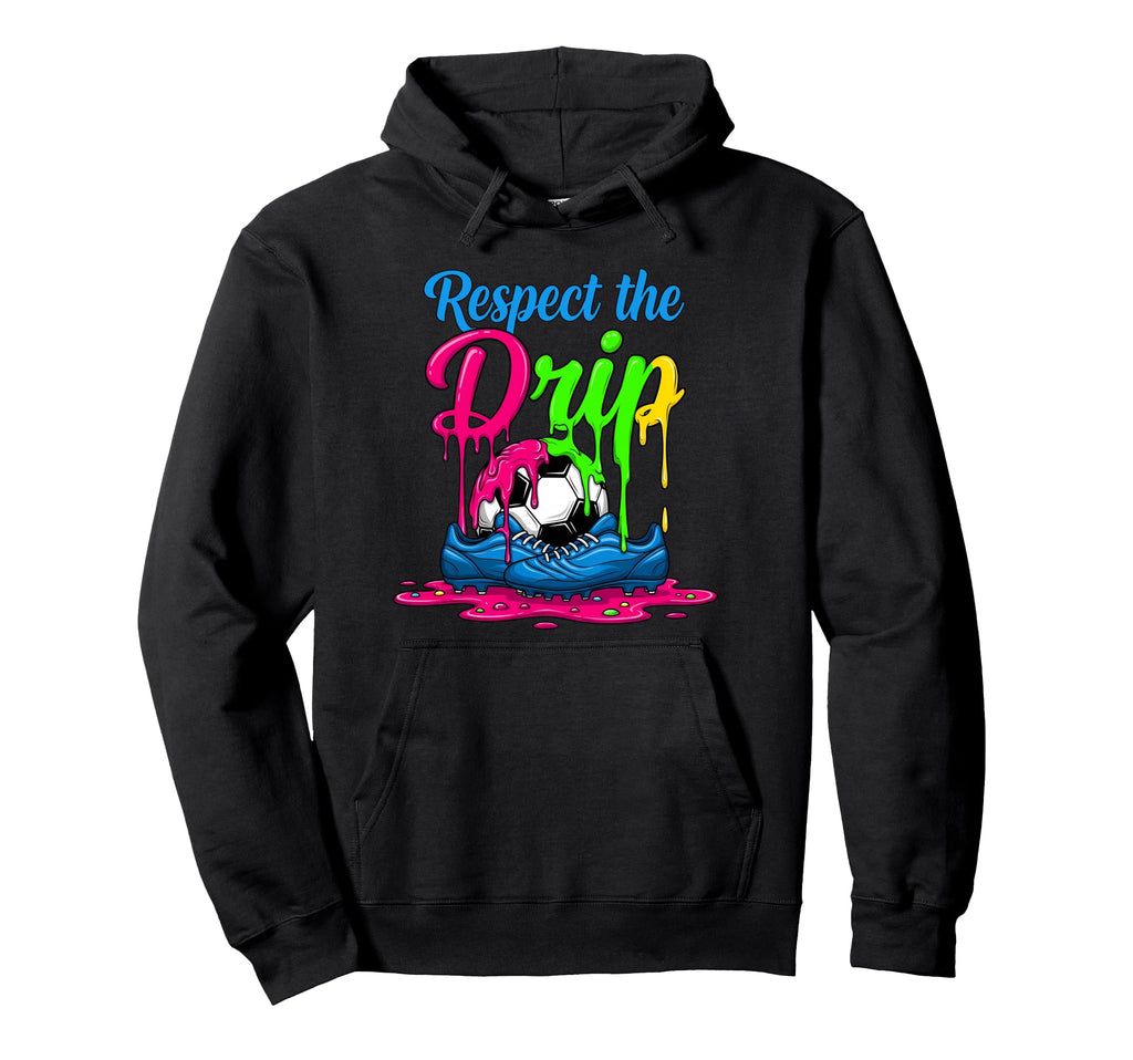 Soccer Drip Ice Cream Drip Sprinkles Hoodie - Custom Art Print Men Women - T-Shirt, Sweatshirt, Hoodie