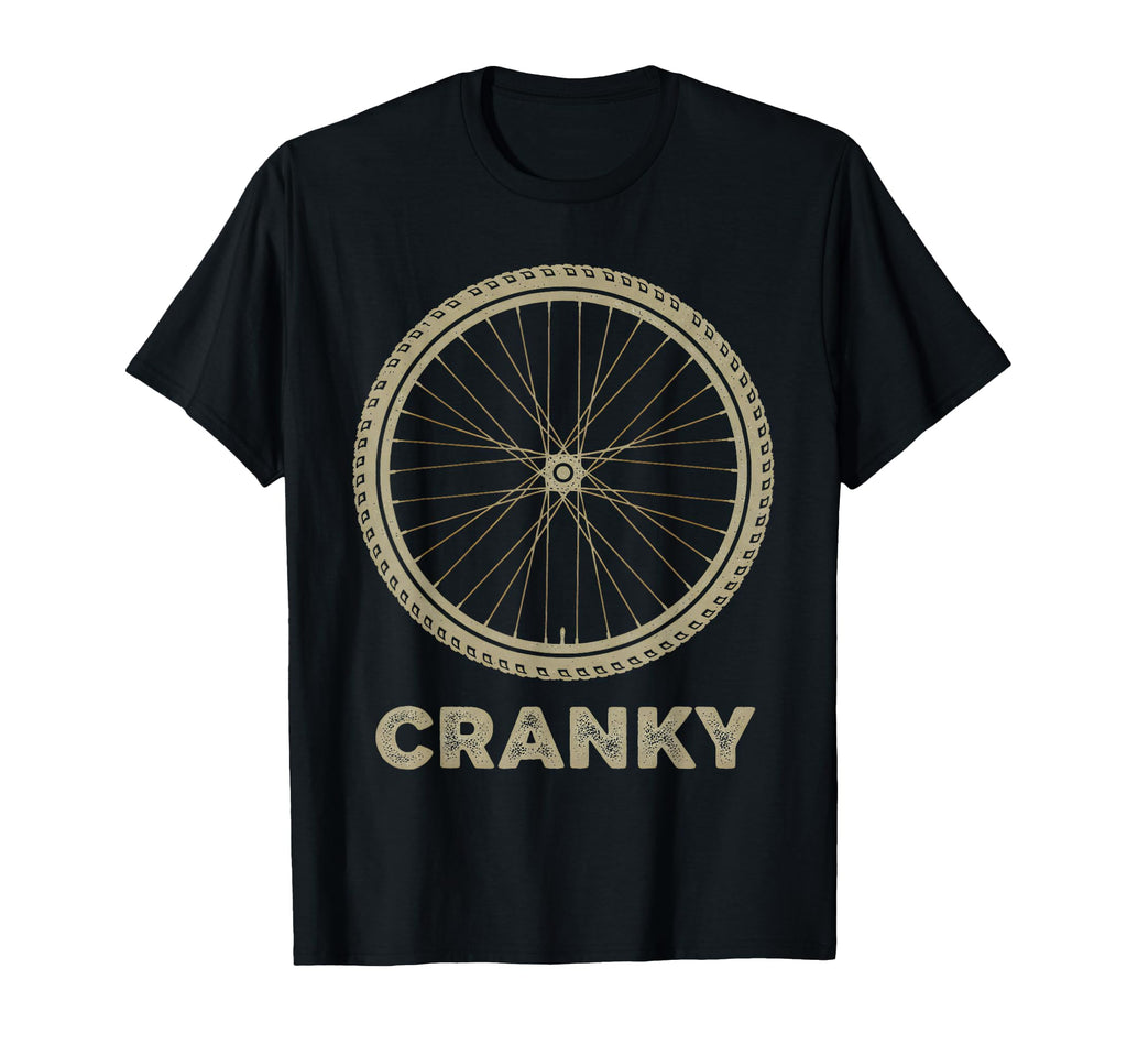 Cranky Bike Cycling Cyclist Bicycle T-Shirt - Custom Art Print for Adults - T-Shirt, Sweatshirt, Hoodie