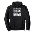 My Favorite Soccer Player Calls Me Zayde Hoodie - Unique Graphic Men Women - T-Shirt, Sweatshirt, Hoodie