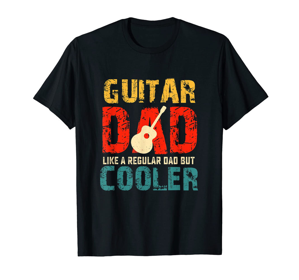 Guitar Fathers Day Dad Gift Musician T-Shirt - Minimalist Print Men Women - T-Shirt, Sweatshirt, Hoodie
