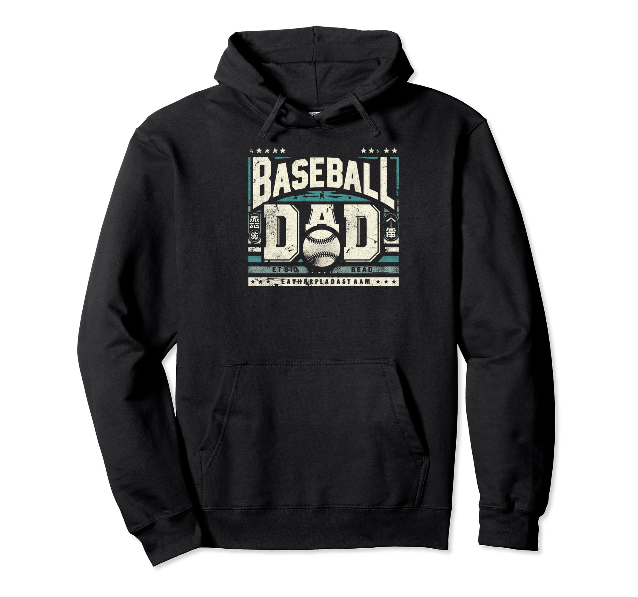 Baseball Dad Fathers Day Hoodie - Unique Graphic for Adults - T-Shirt, Sweatshirt, Hoodie