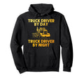 Best Truck Driver Art Dad Trucking Cdl Hoodie - Minimalist Print Men Women - T-Shirt, Sweatshirt, Hoodie