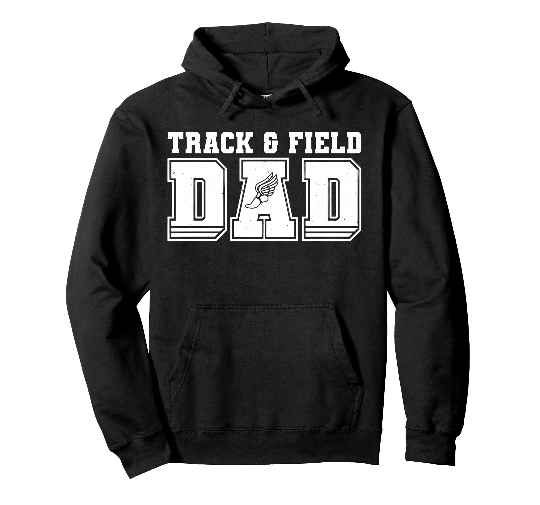 Track Field Dad Sport Fathers Day Mens Hoodie - Graphic Print for Adults - T-Shirt, Sweatshirt, Hoodie