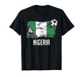 Nigeria Flag Nigerian Soccer Flag T-Shirt - Minimalist Print Unisex - T-Shirt, Sweatshirt, Hoodie