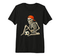 Skeleton Playing Soccer Cap Funny Soccer T-Shirt - Novelty Apparel Unisex - T-Shirt, Sweatshirt, Hoodie