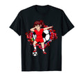 Funny Dabbing Soccer Football Red T-Shirt - Unique Graphic for Adults - T-Shirt, Sweatshirt, Hoodie