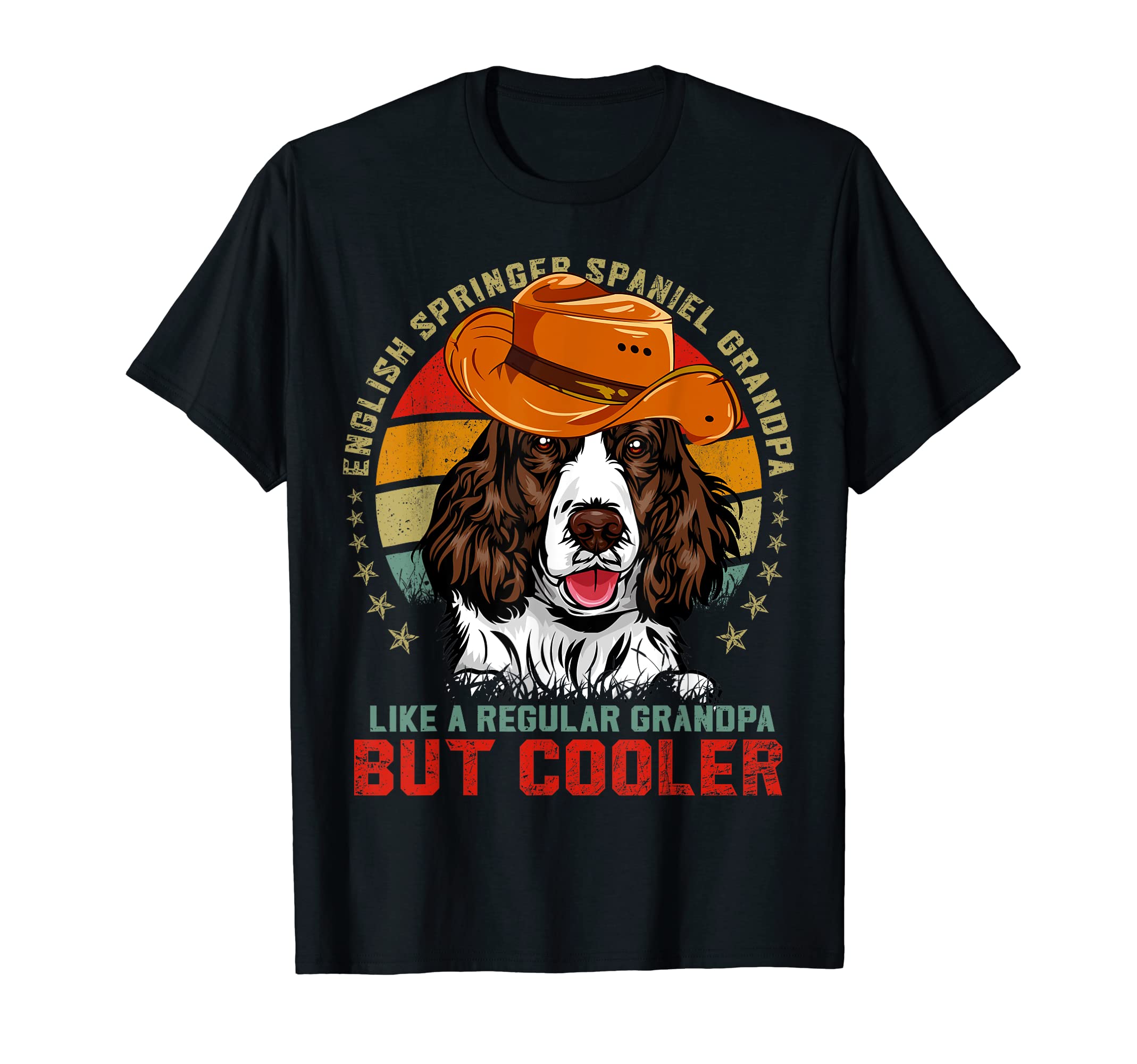 English Springer Spaniel Grandpa T-Shirt - Streetwear Style for Adults - T-Shirt, Sweatshirt, Hoodie