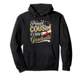 Proud Cousin Senior 2026 Graduate Hoodie - Aesthetic Graphic for Adults - T-Shirt, Sweatshirt, Hoodie