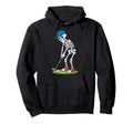 Skeleton Golf Halloween Golfer Golfing Hoodie - Minimalist Print Men Women - T-Shirt, Sweatshirt, Hoodie