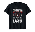 My Favourite Veteran Is My Dad T-Shirt - Aesthetic Graphic for Adults - T-Shirt, Sweatshirt, Hoodie