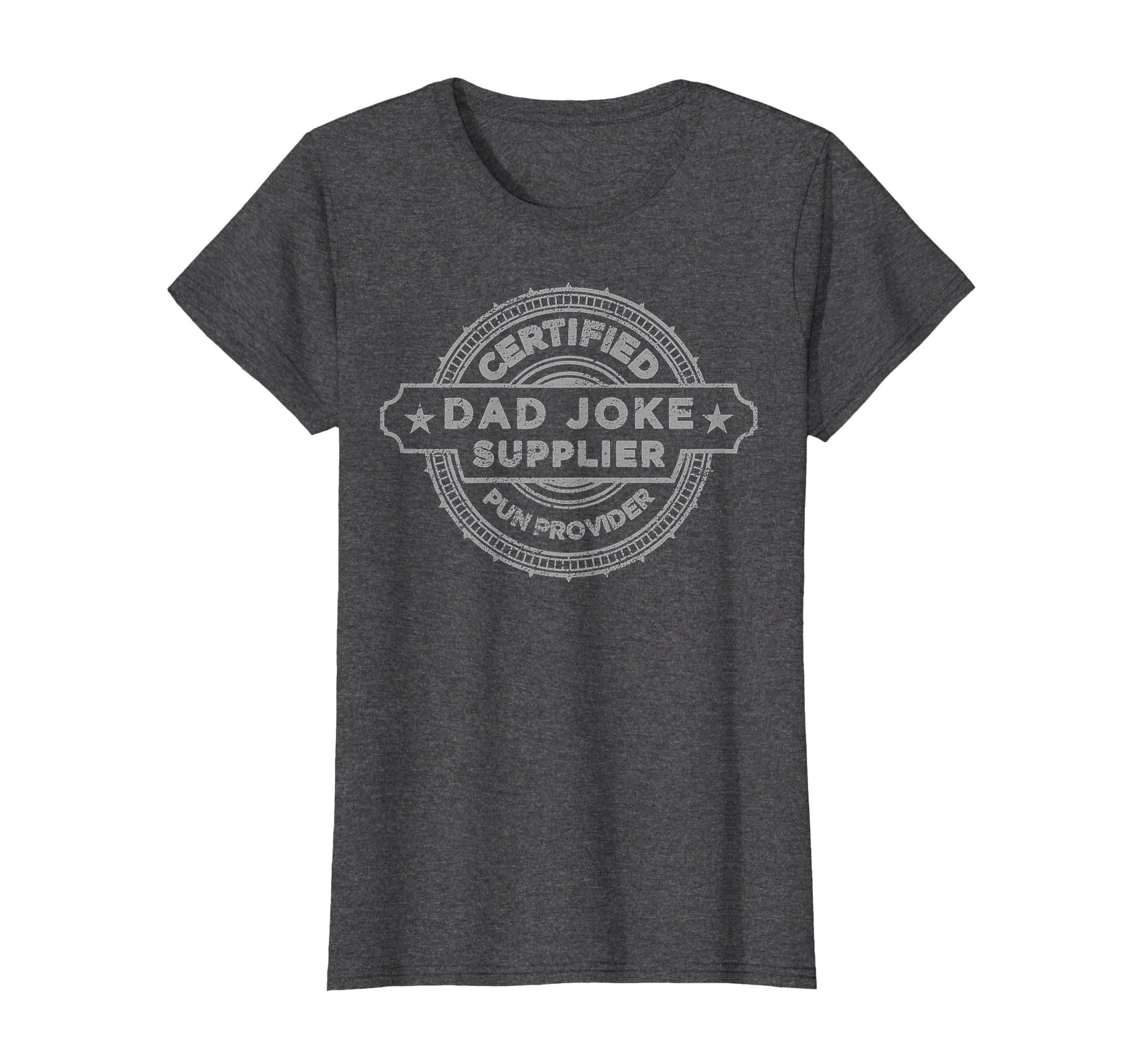 Certified Pun Provider Dad Joke Supplier T-Shirt - Graphic Print for Adults - T-Shirt, Sweatshirt, Hoodie