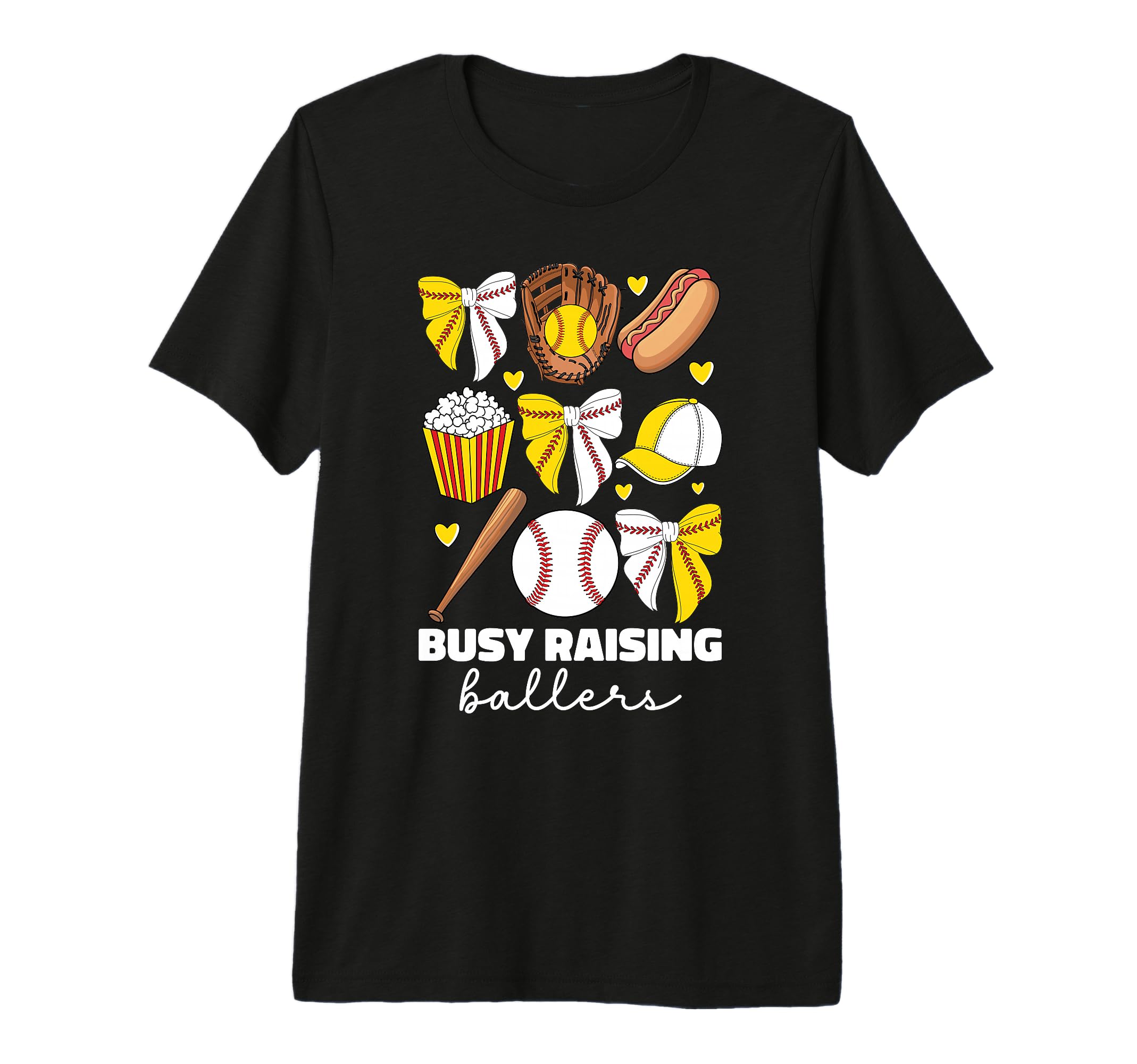 Busy Raising Ballers Baseball And T-Shirt - Unique Graphic Men Women - T-Shirt, Sweatshirt, Hoodie
