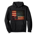 Violin Usa Flag Birthday Gift Violin Hoodie - Minimalist Print for Adults - T-Shirt, Sweatshirt, Hoodie