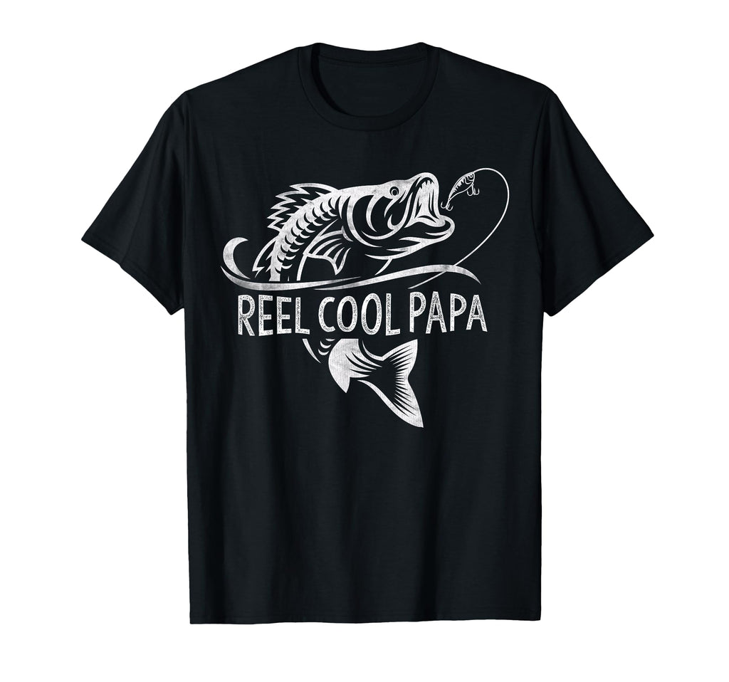 Reel Papa Fishing Dad Gifts T-Shirt - Casual Everyday Wear for Adults - T-Shirt, Sweatshirt, Hoodie