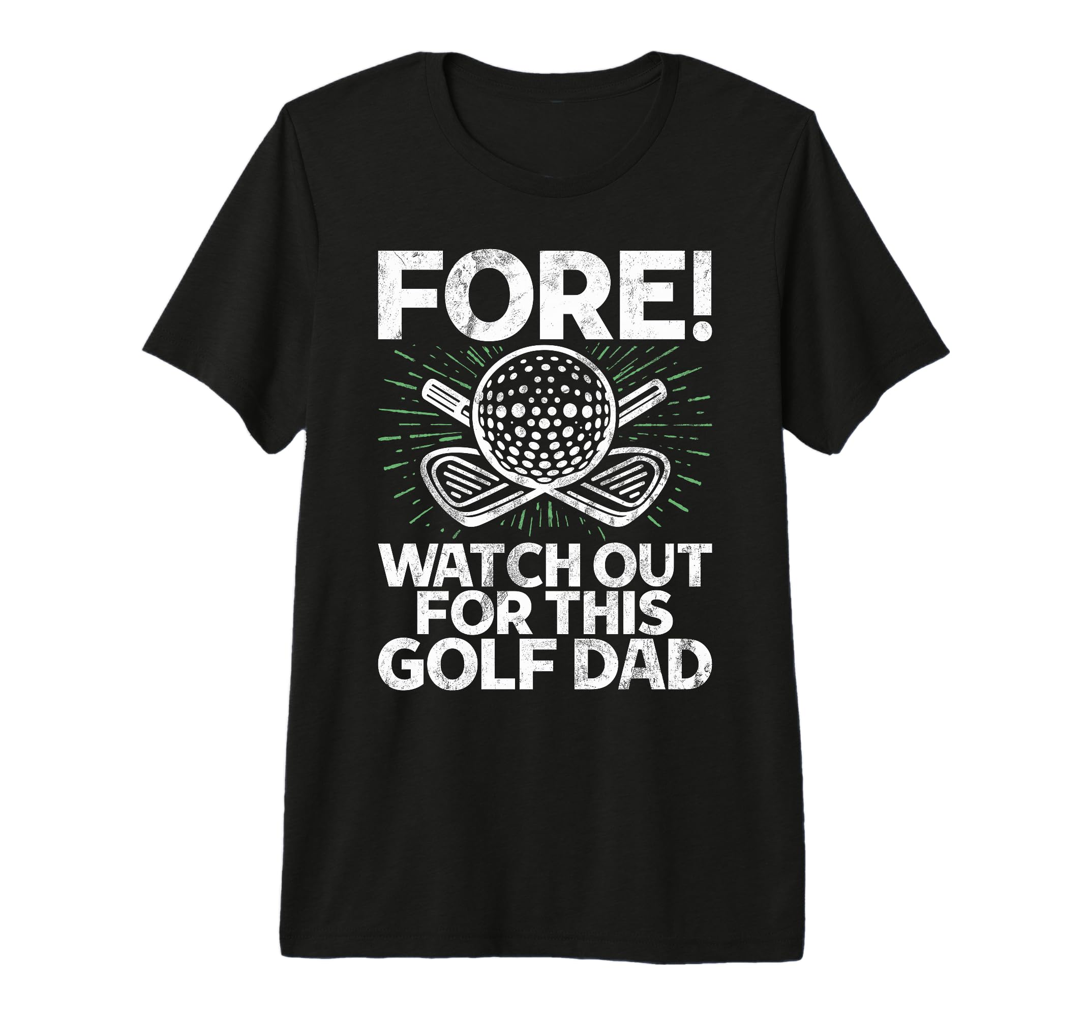 Golf Dad Tri Blend T-Shirt - Fun Novelty Design Unisex - T-Shirt, Sweatshirt, Hoodie