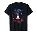 Grandpa Little Firecracker 4Th July T-Shirt - Novelty Apparel for Adults - T-Shirt, Sweatshirt, Hoodie
