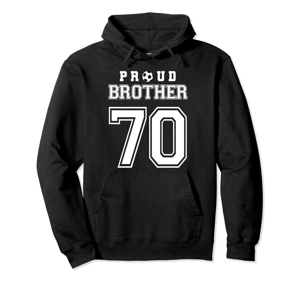 Number 70 Custom Proud Soccer Futbol Hoodie - Aesthetic Graphic Unisex - T-Shirt, Sweatshirt, Hoodie
