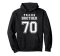 Number 70 Custom Proud Soccer Futbol Hoodie - Aesthetic Graphic Unisex - T-Shirt, Sweatshirt, Hoodie