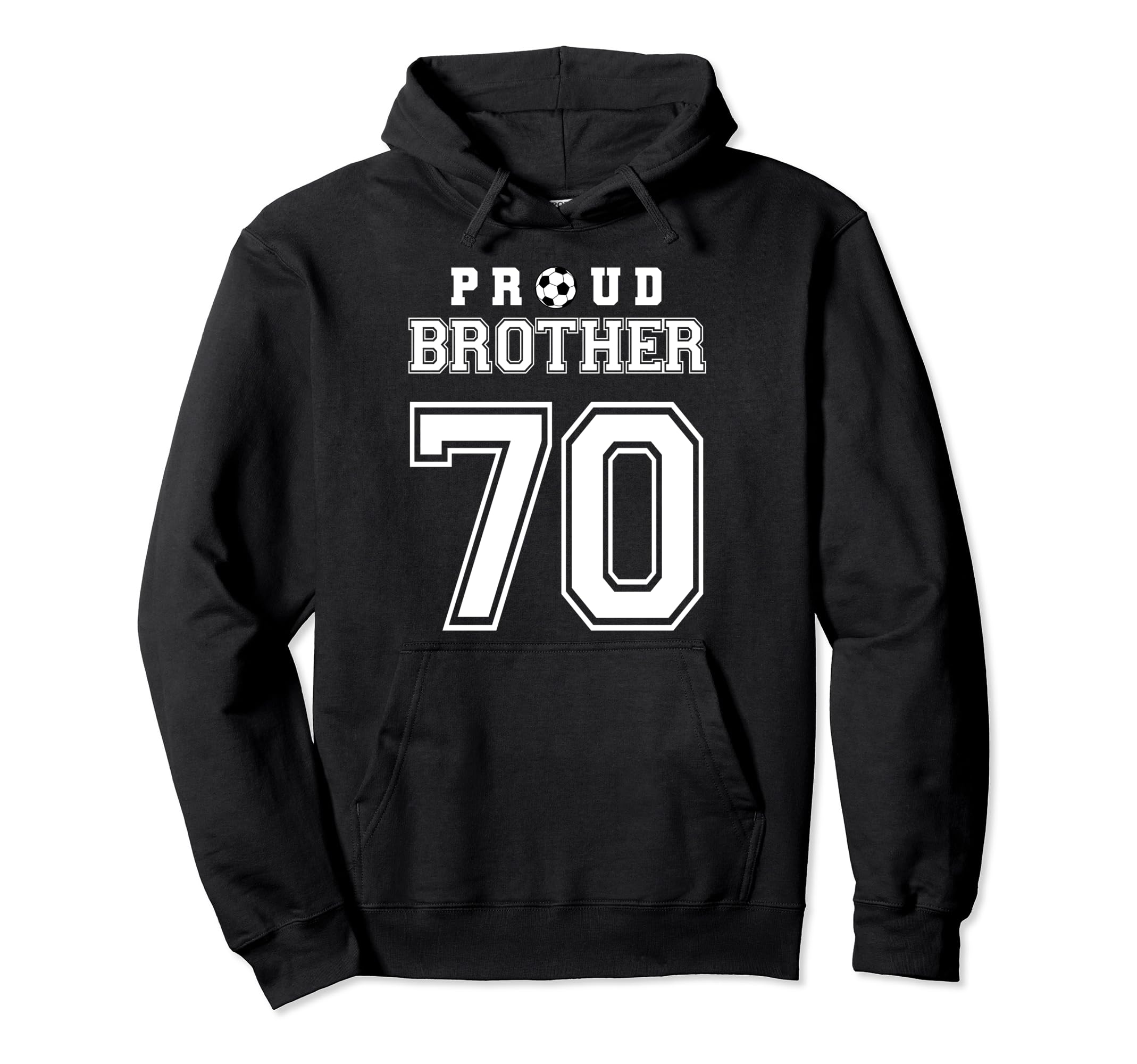 Number 70 Custom Proud Soccer Futbol Hoodie - Aesthetic Graphic Unisex - T-Shirt, Sweatshirt, Hoodie