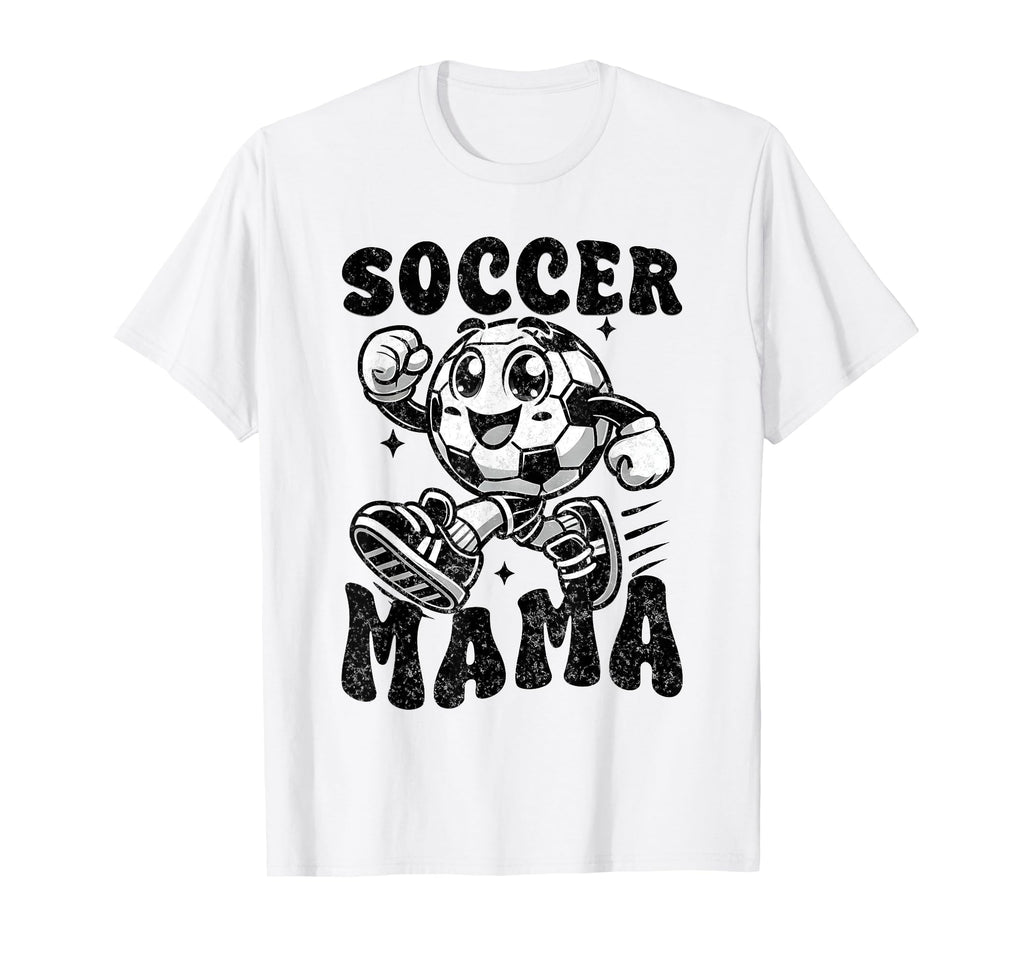 Checkered Soccer Mama Soccer Mom Game T-Shirt - Graphic Print for Adults - T-Shirt, Sweatshirt, Hoodie