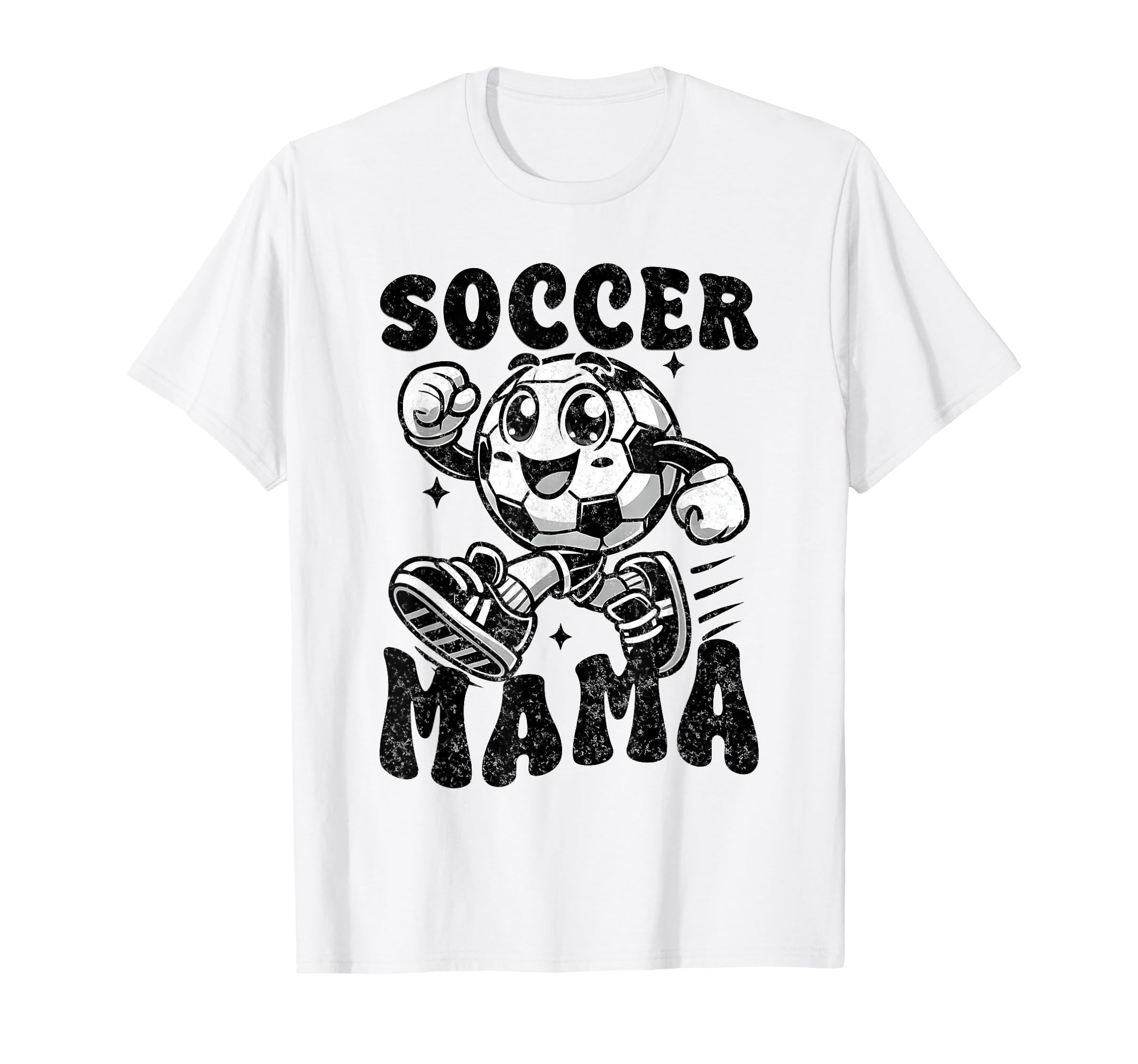 Checkered Soccer Mama Soccer Mom Game T-Shirt - Graphic Print for Adults - T-Shirt, Sweatshirt, Hoodie
