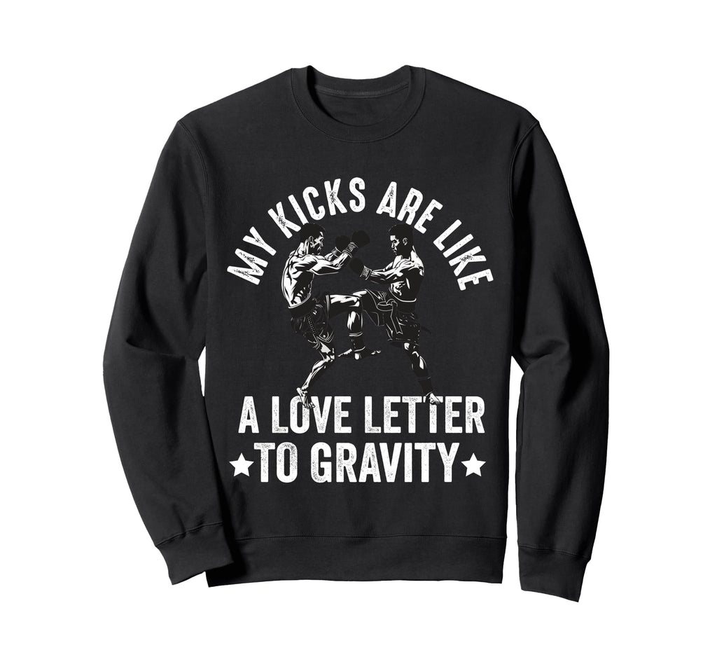 Muay Thai Fighter Dad Thai Sweatshirt - Minimalist Print Men Women - T-Shirt, Sweatshirt, Hoodie
