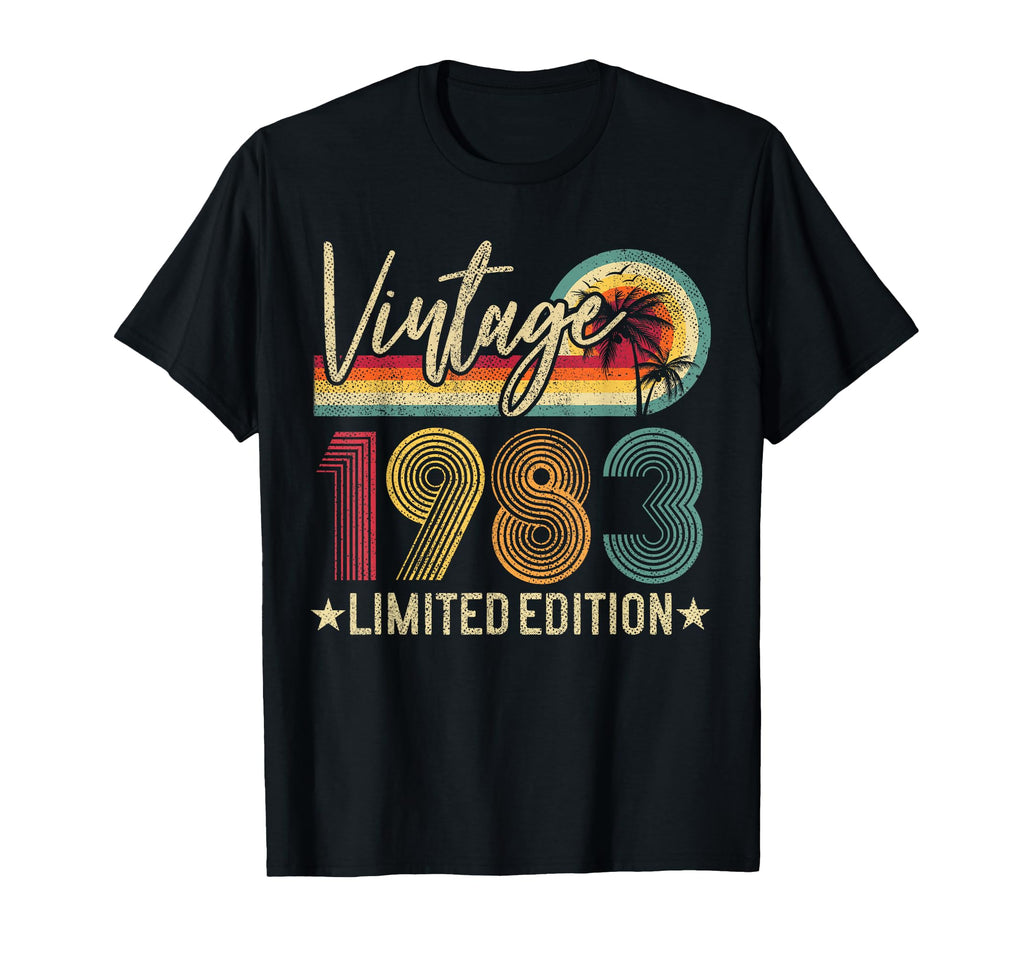 43Rd Birthday 1983 43 Years Old T-Shirt - Fun Novelty Design for Adults - T-Shirt, Sweatshirt, Hoodie
