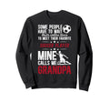 Soccer Grandpa Proud Grandpa Sweatshirt - Novelty Apparel for Adults - T-Shirt, Sweatshirt, Hoodie