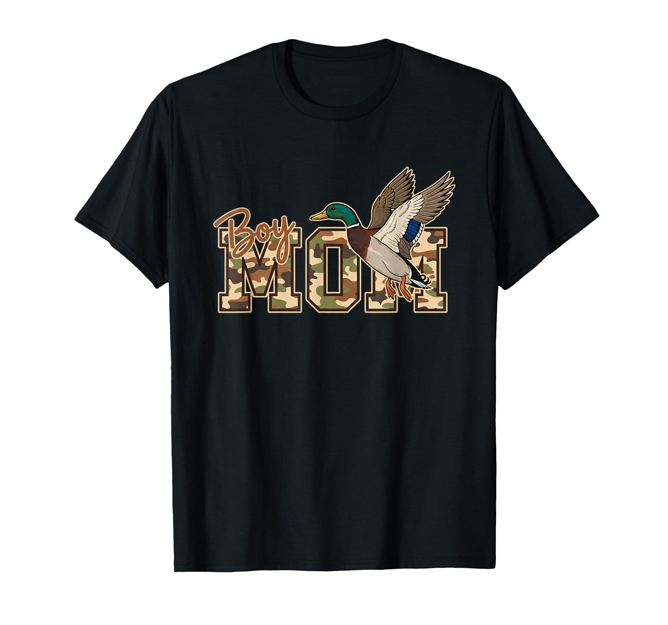 Mom Duck Hunting Camo Family Outdoor T-Shirt - Fun Novelty Design Unisex - T-Shirt, Sweatshirt, Hoodie