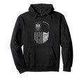 Patriotic Hvac Tech Usa Flag Bald Hoodie - Trendy Graphic for Adults - T-Shirt, Sweatshirt, Hoodie