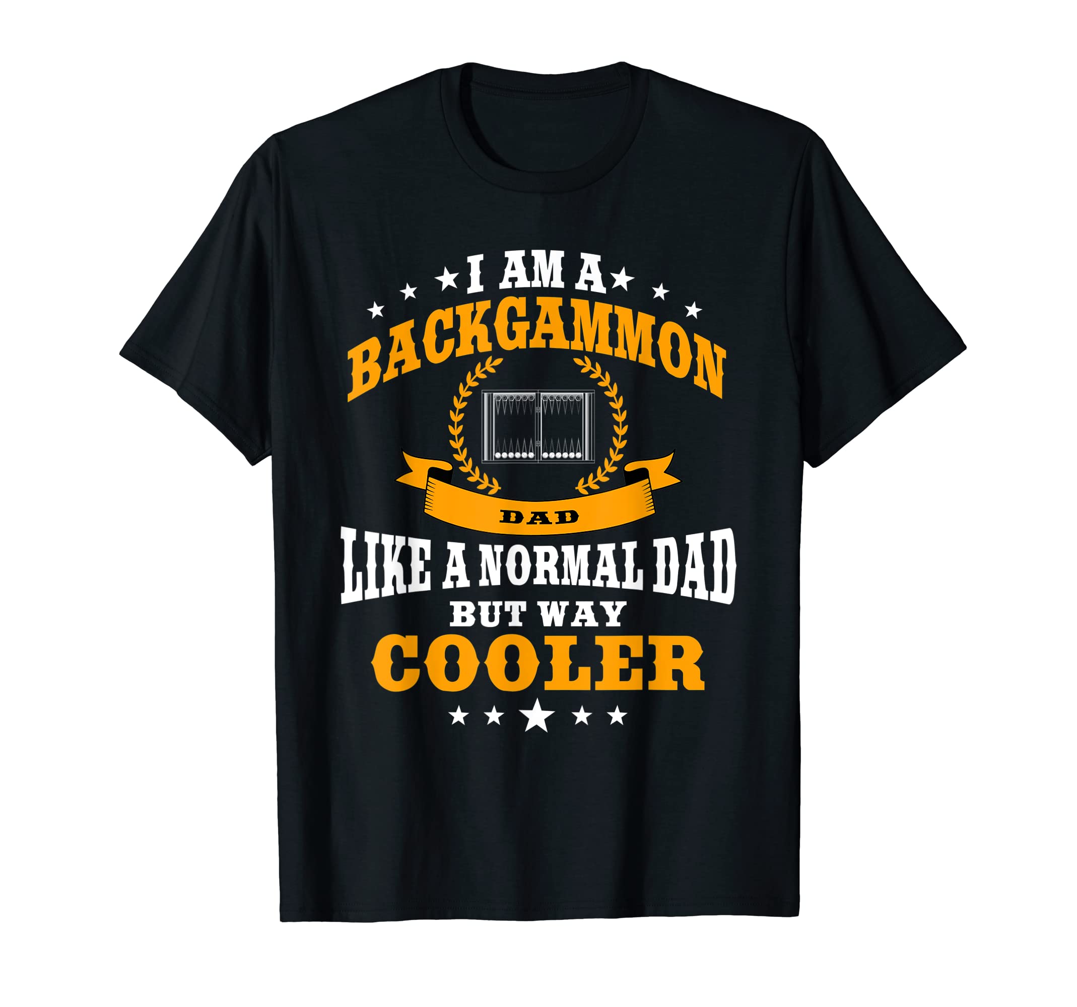 Mens Funny Backgammon Dad Board Games T-Shirt - Trendy Graphic Men Women - T-Shirt, Sweatshirt, Hoodie