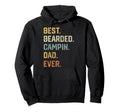Best Bearded Campin Dad Ever Funny Hoodie - Custom Art Print Men Women - T-Shirt, Sweatshirt, Hoodie