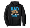 Dad Twin Father Two Twin Dad Hoodie - Casual Everyday Wear for Adults - T-Shirt, Sweatshirt, Hoodie