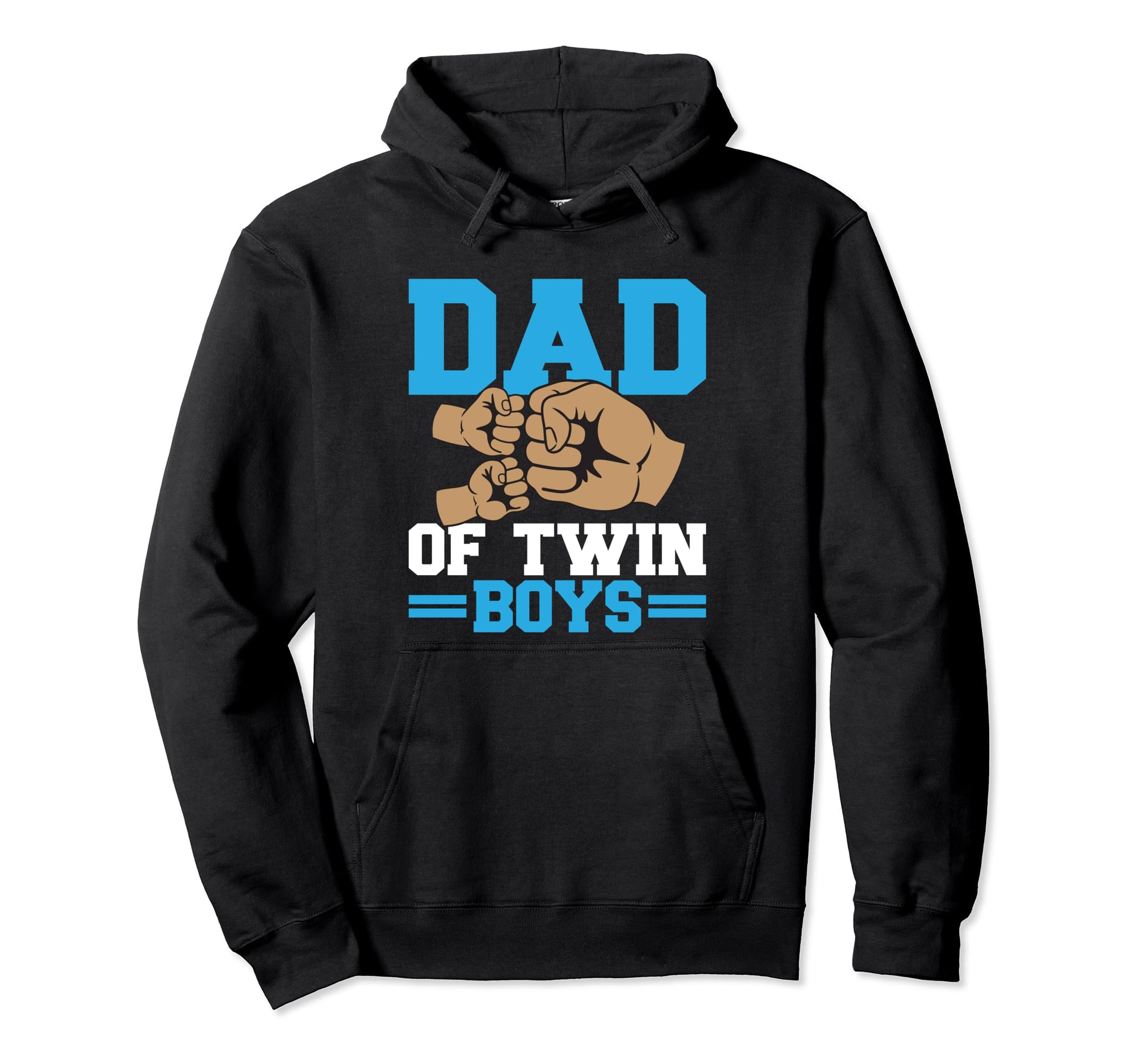 Dad Twin Father Two Twin Dad Hoodie - Casual Everyday Wear for Adults - T-Shirt, Sweatshirt, Hoodie