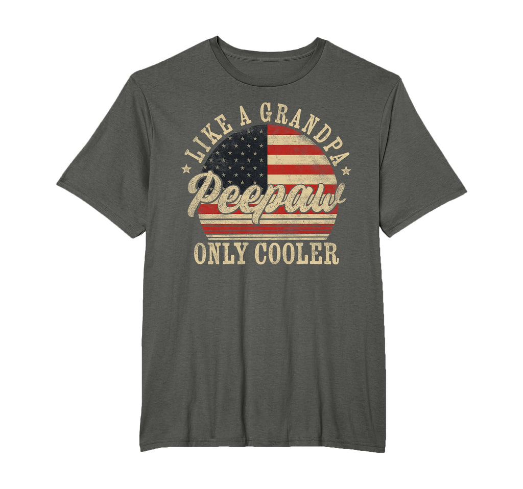 Peepaw Like Grandpa Only Cooler T-Shirt - Custom Art Print for Adults - T-Shirt, Sweatshirt, Hoodie