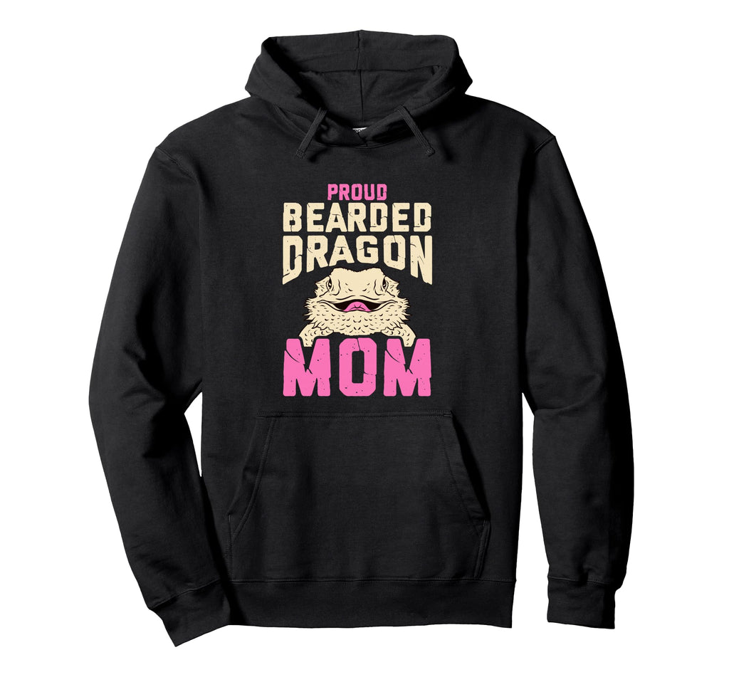 Bearded Dragon Beardie Mom Hoodie - Casual Everyday Wear Unisex - T-Shirt, Sweatshirt, Hoodie