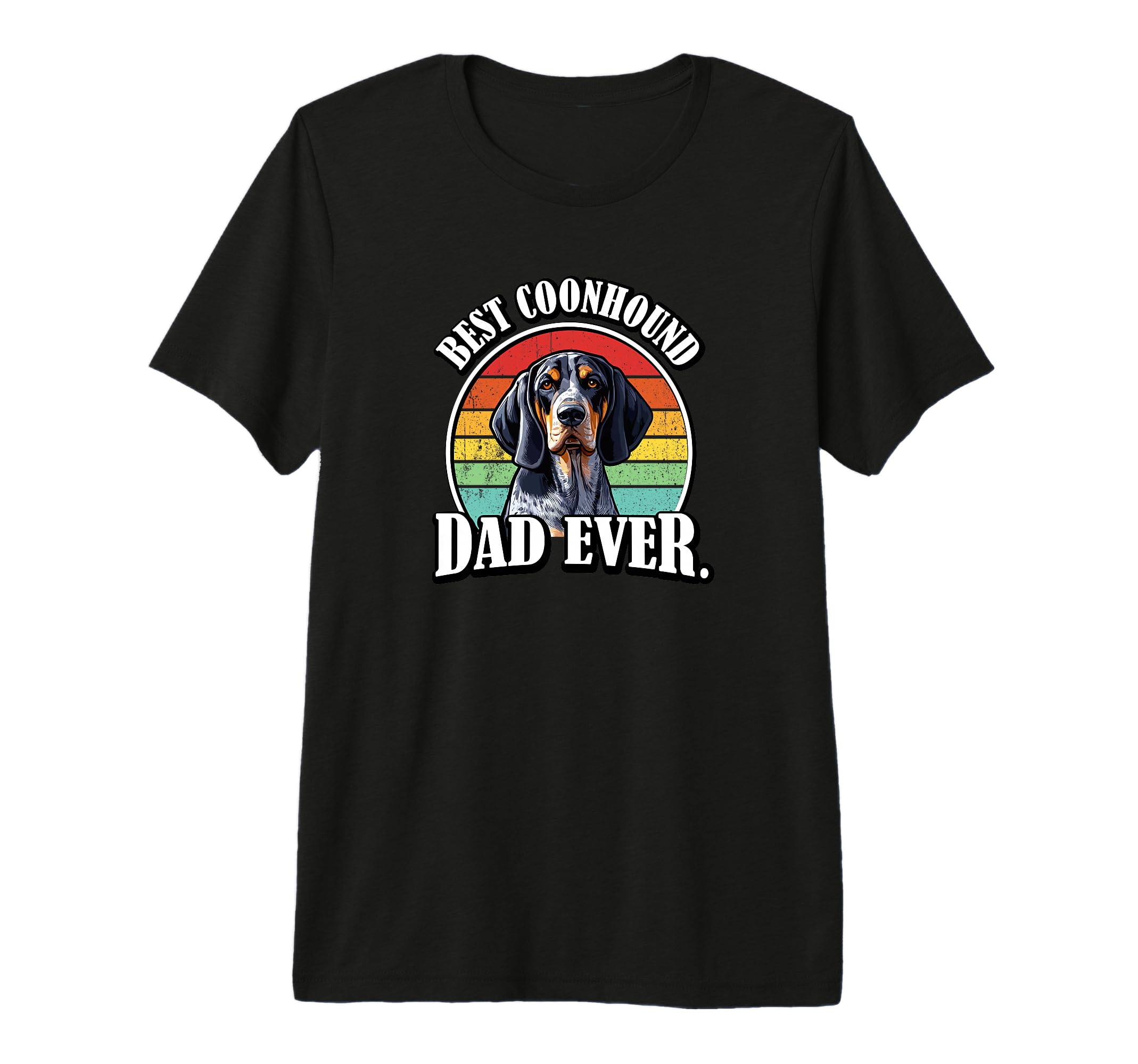 Funny Mens Best Dad Bluetick Coonhound T-Shirt - Graphic Print Men Women - T-Shirt, Sweatshirt, Hoodie