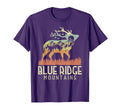 Blue Ridge Mountains Hiking Elk T-Shirt - Fun Novelty Design Men Women - T-Shirt, Sweatshirt, Hoodie
