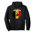 Belgium Soccer Belgian Pride Belgie Hoodie - Minimalist Print Unisex - T-Shirt, Sweatshirt, Hoodie