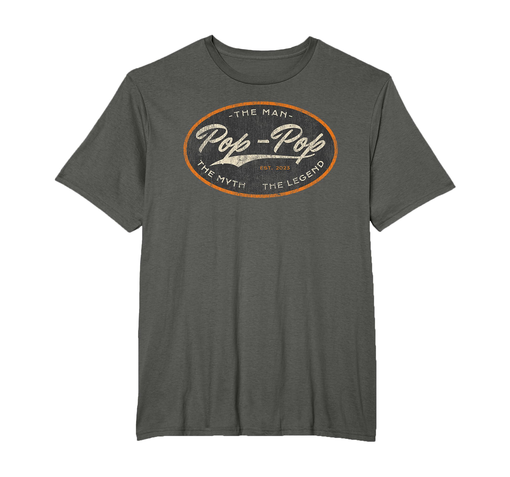 Pop Pop New Grandpa Est 2023 Myth Legend T-Shirt - Streetwear Style Unisex - T-Shirt, Sweatshirt, Hoodie