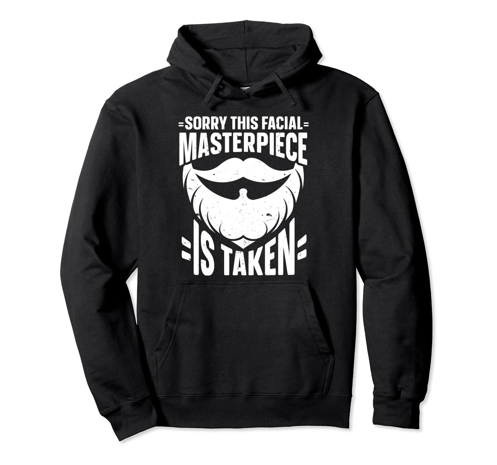 Beard Bearded Dad Husband Facial Hoodie - Trendy Graphic Men Women - T-Shirt, Sweatshirt, Hoodie
