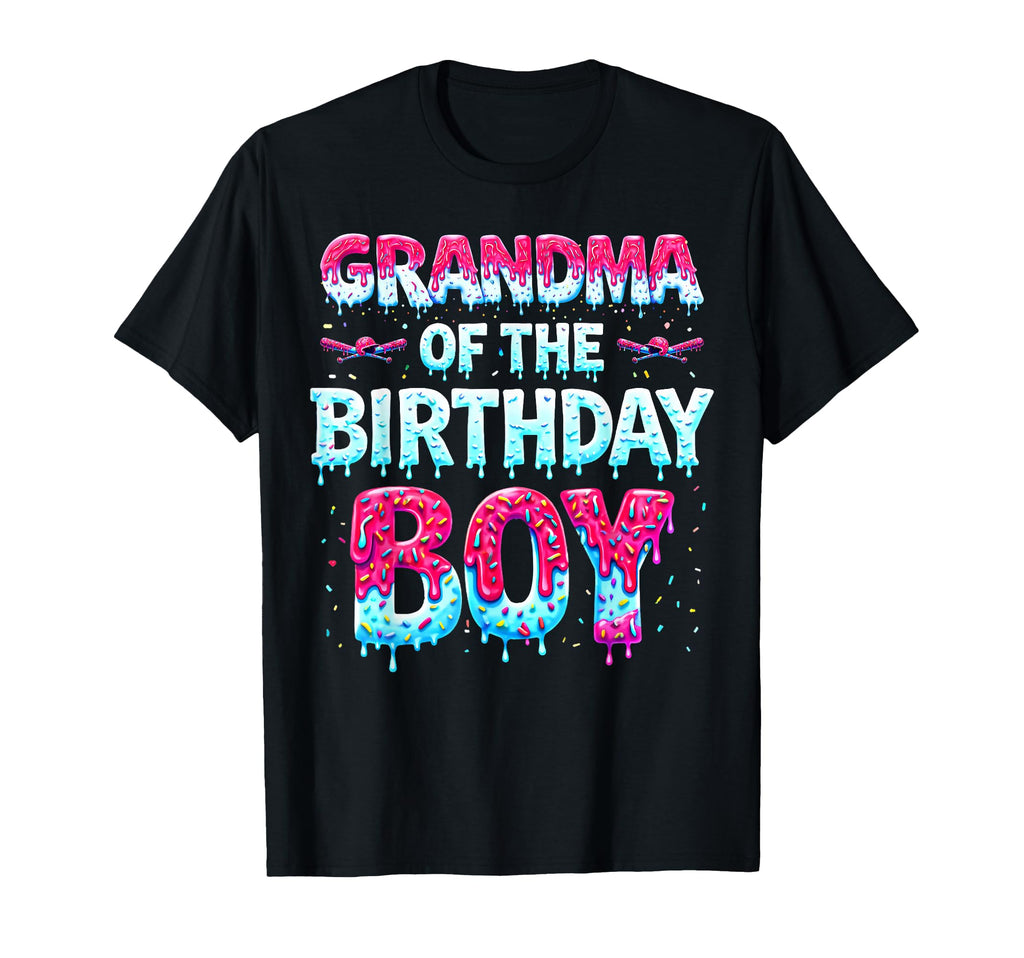 Grandma Birthday Ice Cream Baseball T-Shirt - Novelty Apparel Unisex - T-Shirt, Sweatshirt, Hoodie