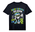 8Th Birthday Soccer Ice Cream Drip T-Shirt - Fun Novelty Design for Adults - T-Shirt, Sweatshirt, Hoodie
