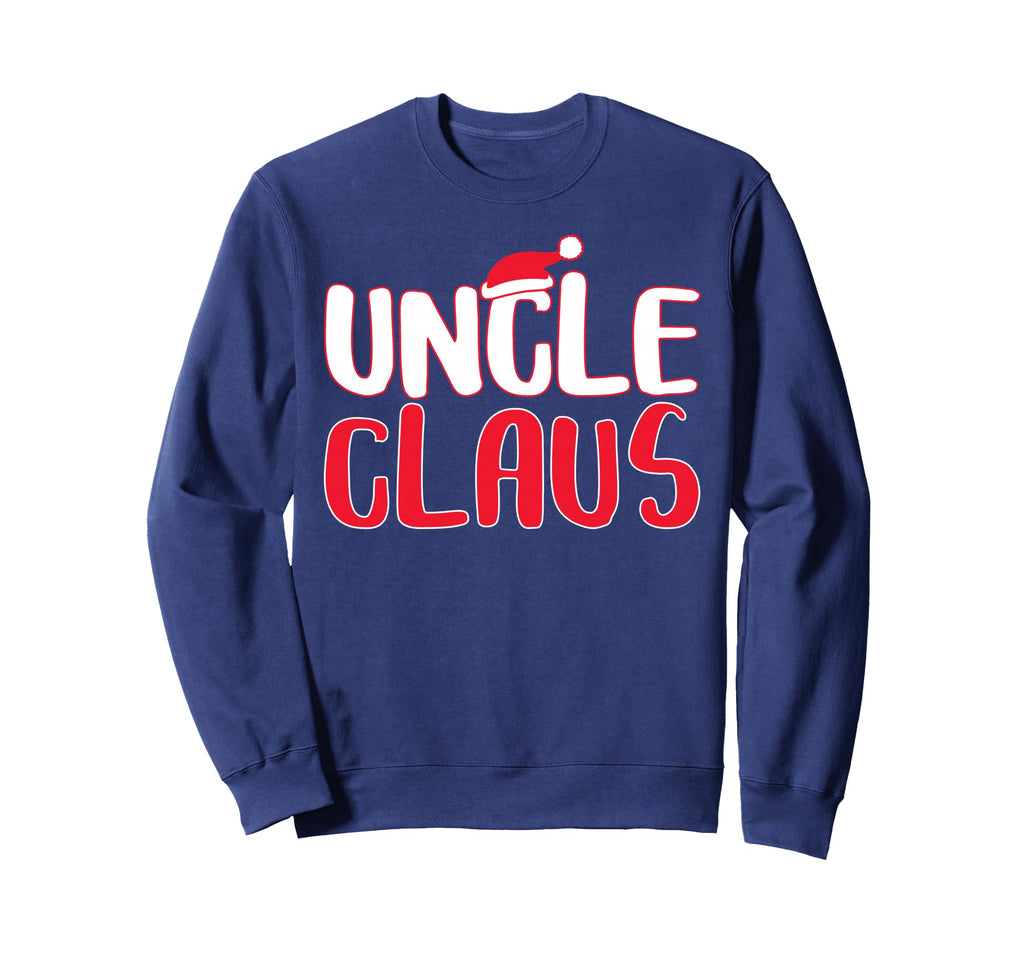 Uncle Claus Matching Santa Pajamas Sweatshirt - Minimalist Print Unisex - T-Shirt, Sweatshirt, Hoodie