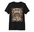 Mens Motorcycle Dad Motorcyle Rider T-Shirt - Minimalist Print for Adults - T-Shirt, Sweatshirt, Hoodie