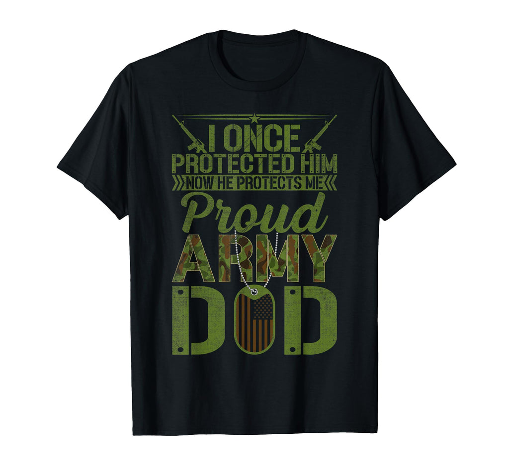 I Once Protected Him Now He Protects T-Shirt - Novelty Apparel Unisex - T-Shirt, Sweatshirt, Hoodie